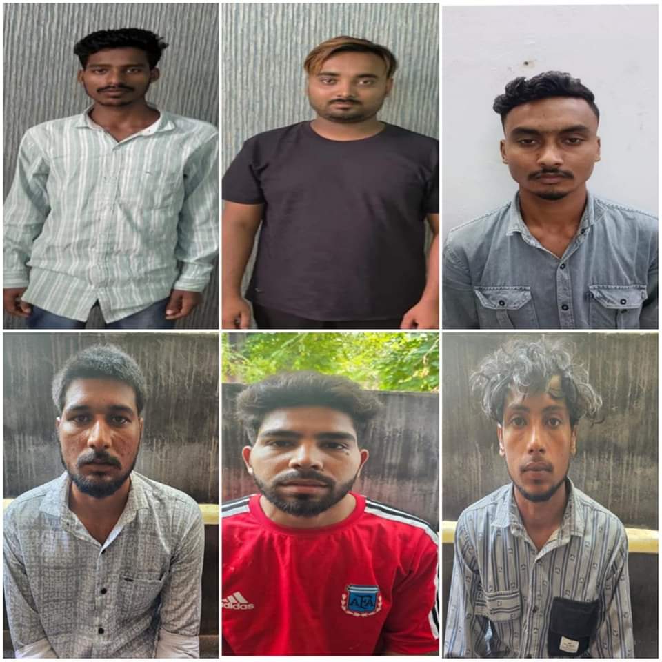 रायपुर पुलिस की बड़ी सफलता: इंटरस्टेट ऑपरेशन में झारखंड और हरियाणा से 6 आरोपी गिरफ्तार