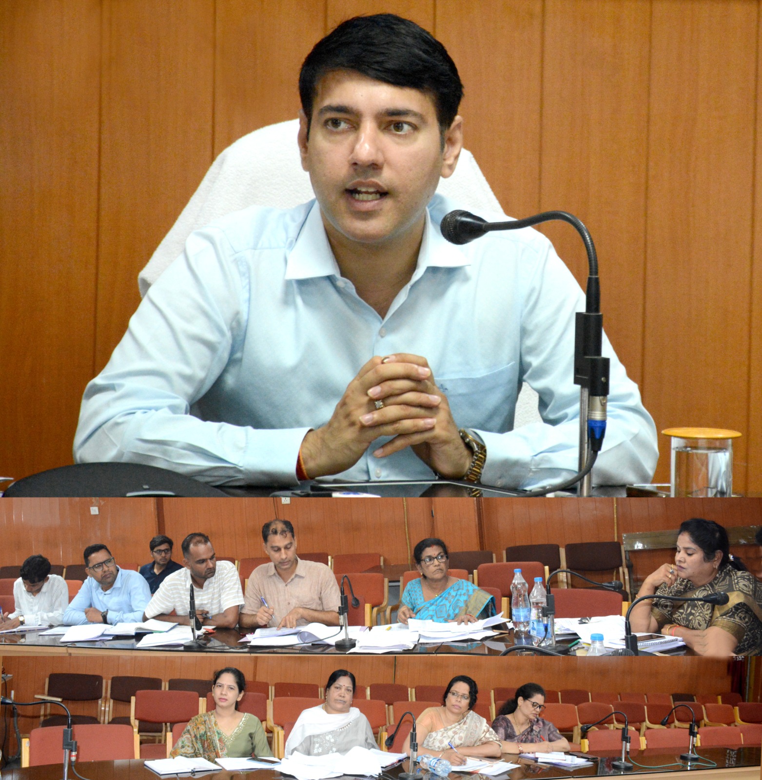 कलेक्टर ने ली महिला एवं बाल विकास विभाग की समीक्षा बैठक