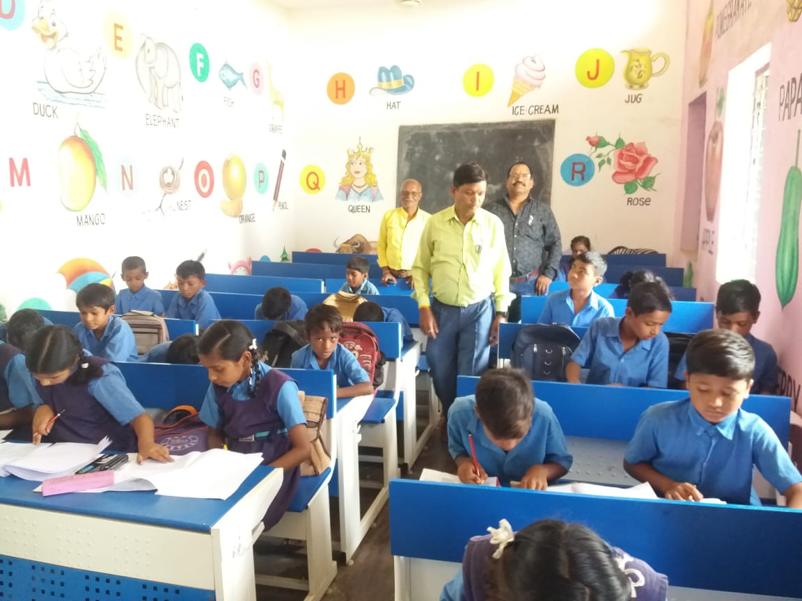 शासकीय स्कूलों में कक्षा 5वीं के छात्र-छात्राओं के लिए आयोजित हुआ नवोदय विद्यालय प्रवेश हेतु अभ्यास टेस्ट