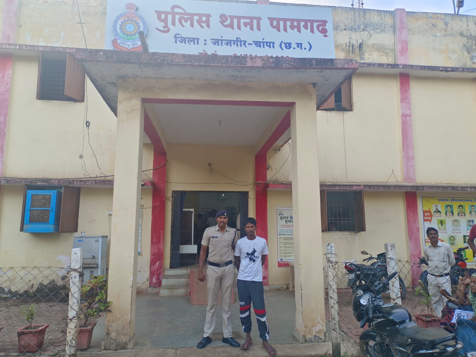 नाबालिग बालिका के साथ दैहिक शोषण करने वाला आरोपी गिरफ्तार पामगढ़ पुलिस की कार्यवाही