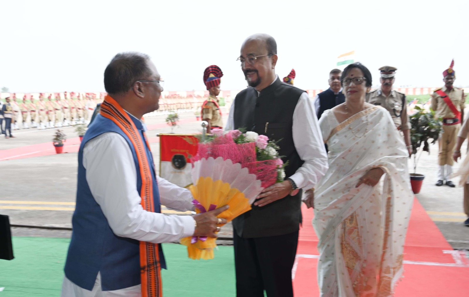 मनोनीत राज्यपाल रमेन डेका का छत्तीसगढ़ आगमन पर मुख्यमंत्री विष्णु देव साय ने किया आत्मीय स्वागत