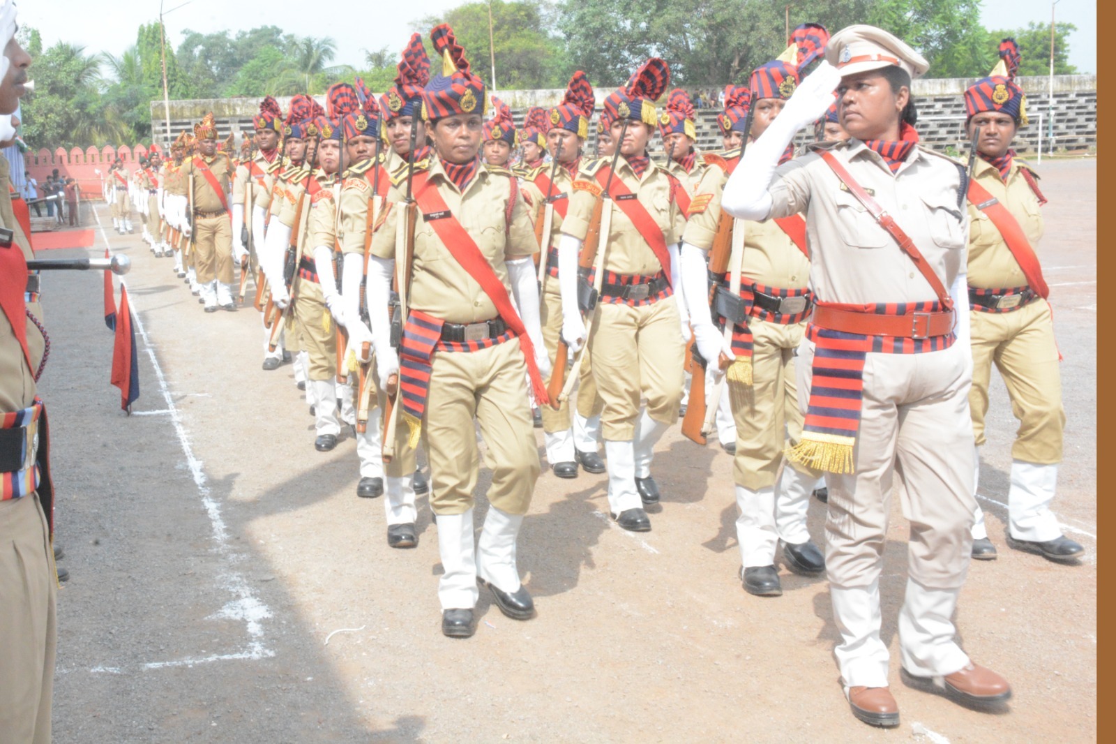 स्वतंत्रता दिवस मुख्य समारोह के आयोजन का किया गया अंतिम रिहर्सल