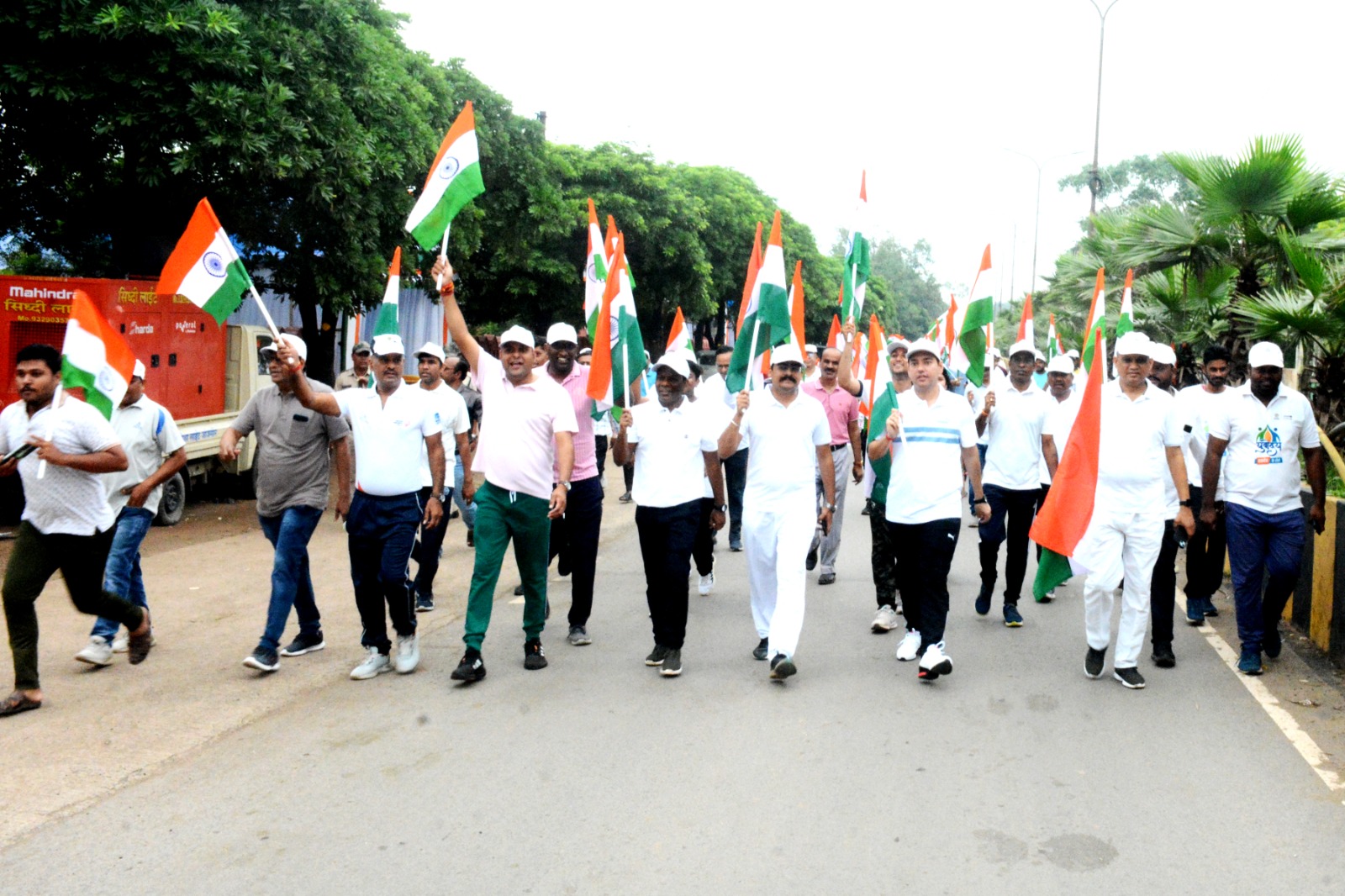 हर घर तिरंगा, घर-घर तिरंगा के नारो से गूंजा जांजगीर शहर
