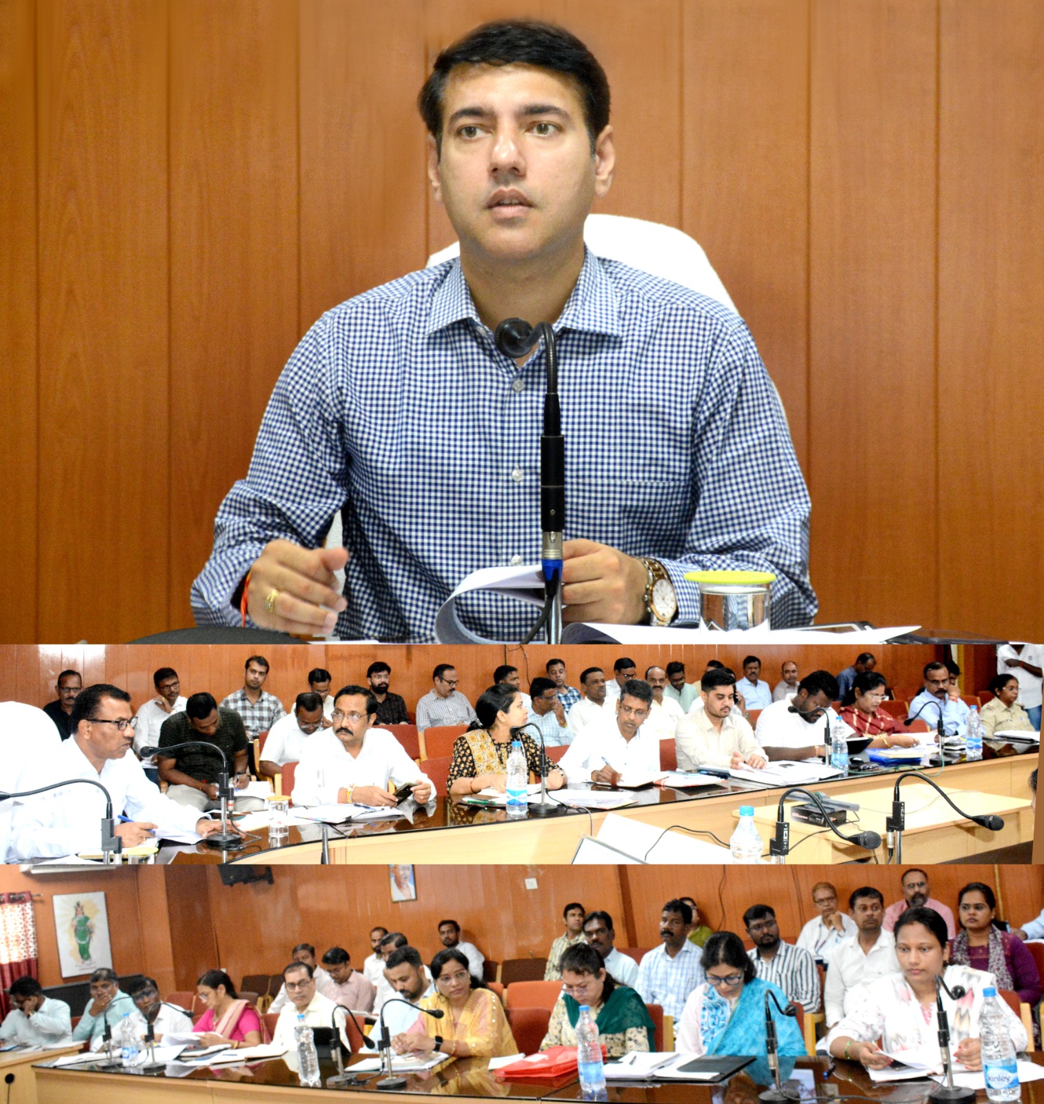 कलेक्टर ने ली साप्ताहिक समय सीमा की बैठक