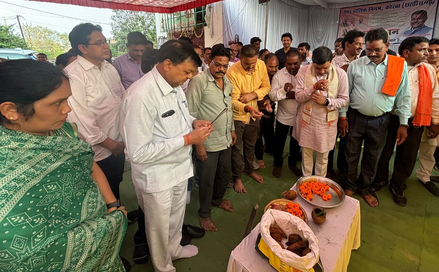 कोरबा के समुचित विकास के लिए किए जा रहे विकास कार्य: मंत्री देवांगन