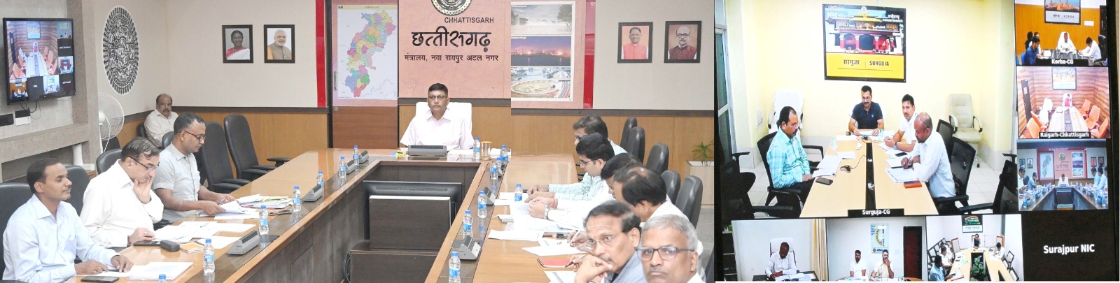 मुख्य सचिव ने योजनाओं के क्रियान्वयन की समीक्षा 