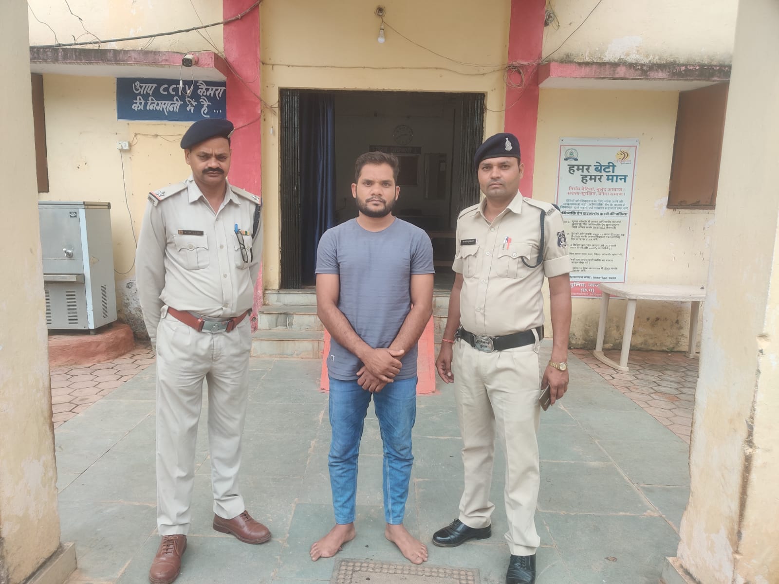 शादी का झांसा देकर दैहिक शोषण करने वाला आरोपी गिरफ्तार  पामगढ़ पुलिस की कार्यवाही