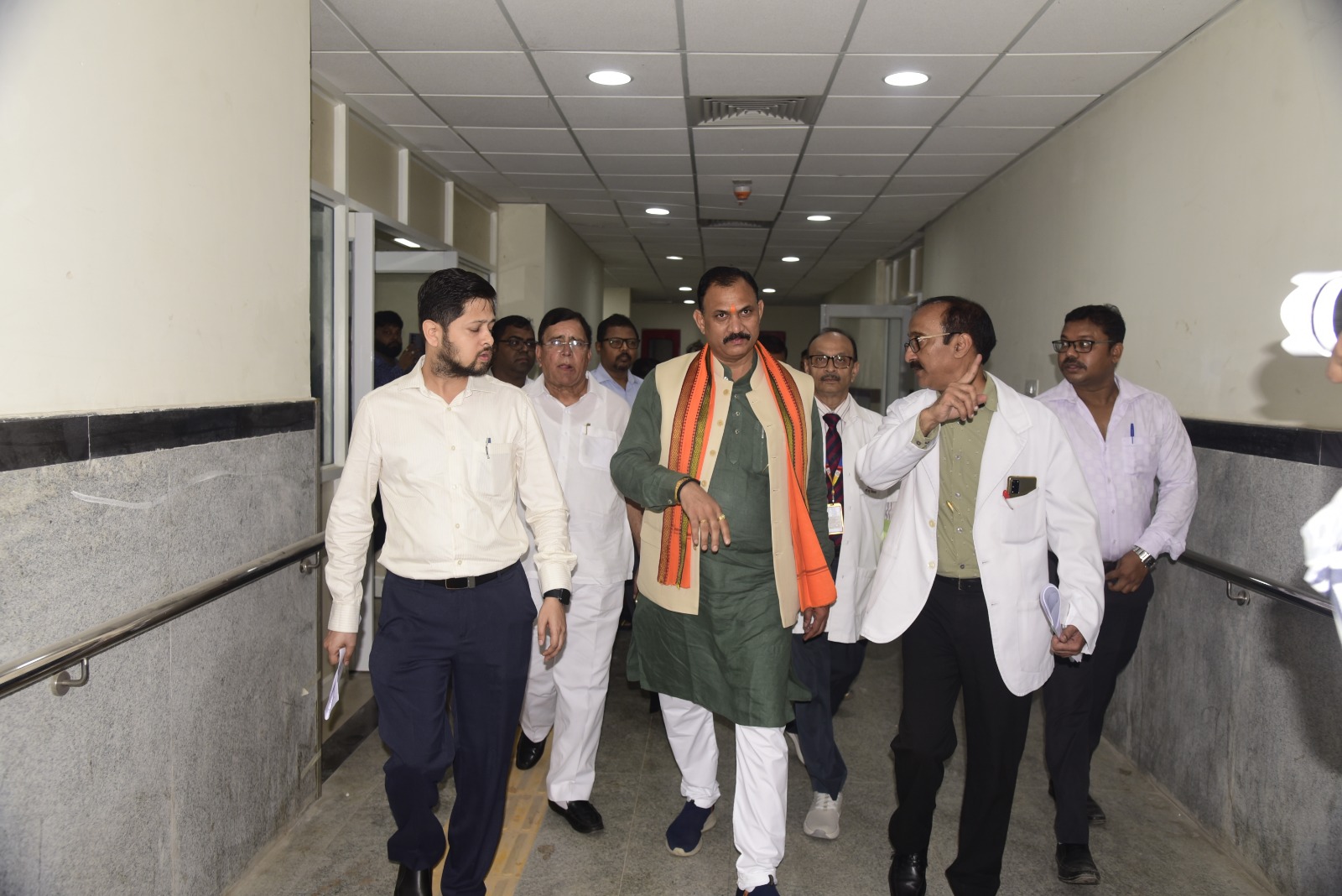 स्वास्थ्य मंत्री श्याम बिहारी जायसवाल ने मल्टी स्पेशलिटी हॉस्पिटल बिलासपुर का किया निरीक्षण