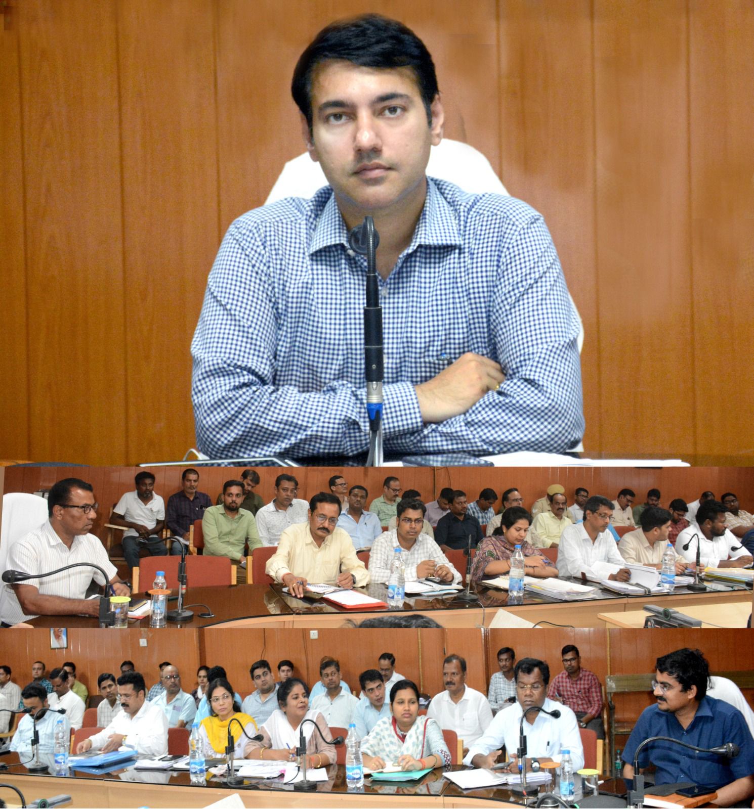 कलेक्टर ने ली साप्ताहिक समय सीमा की बैठक