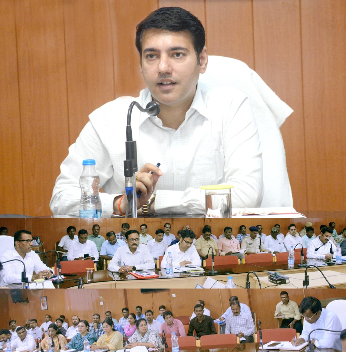 कलेक्टर ने ली साप्ताहिक समय सीमा की बैठक.. 24 अक्टूबर को पामगढ़ विकासखंड के ग्राम खोखरी में जनसमस्या निवारण शिविर का होगा आयोजन