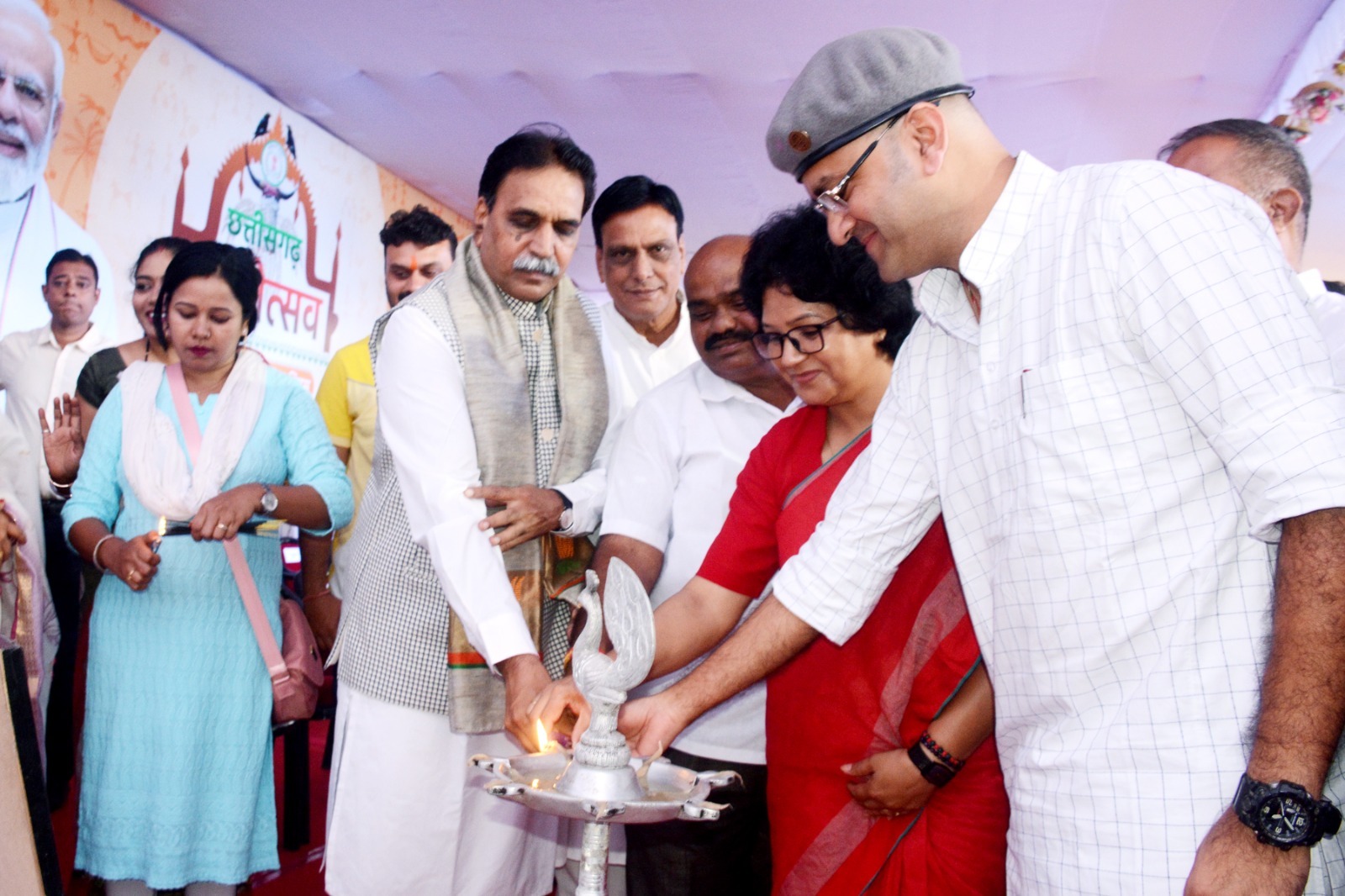 छत्तीसगढ़ राज्य स्थापना दिवस के अवसर पर एक दिवसीय राज्योत्सव समारोह का हुआ आयोजन