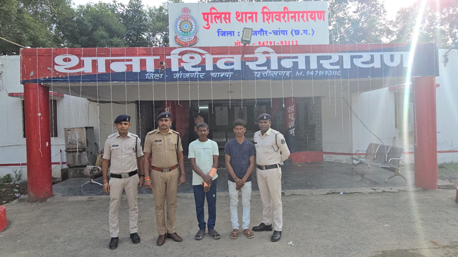 जमीन बंटवारे को लेकर प्राण घातक हमला करने वाला आरोपी गिरफ्तार शिवरीनारायण पुलिस की कार्यवाही