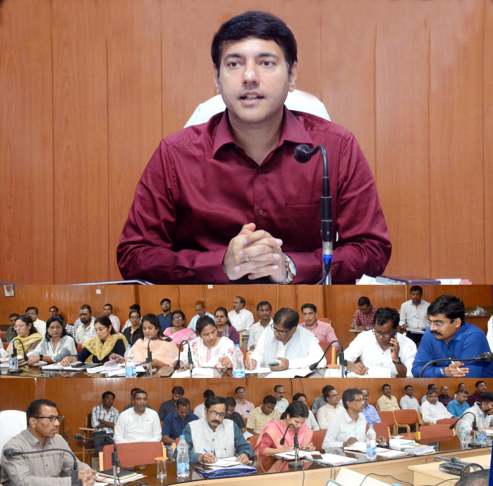 कलेक्टर ने ली साप्ताहिक समय सीमा की बैठक,अवैध धान परिवहन एवं भंडारण पर लगातार कार्रवाई करने के दिए निर्देश
