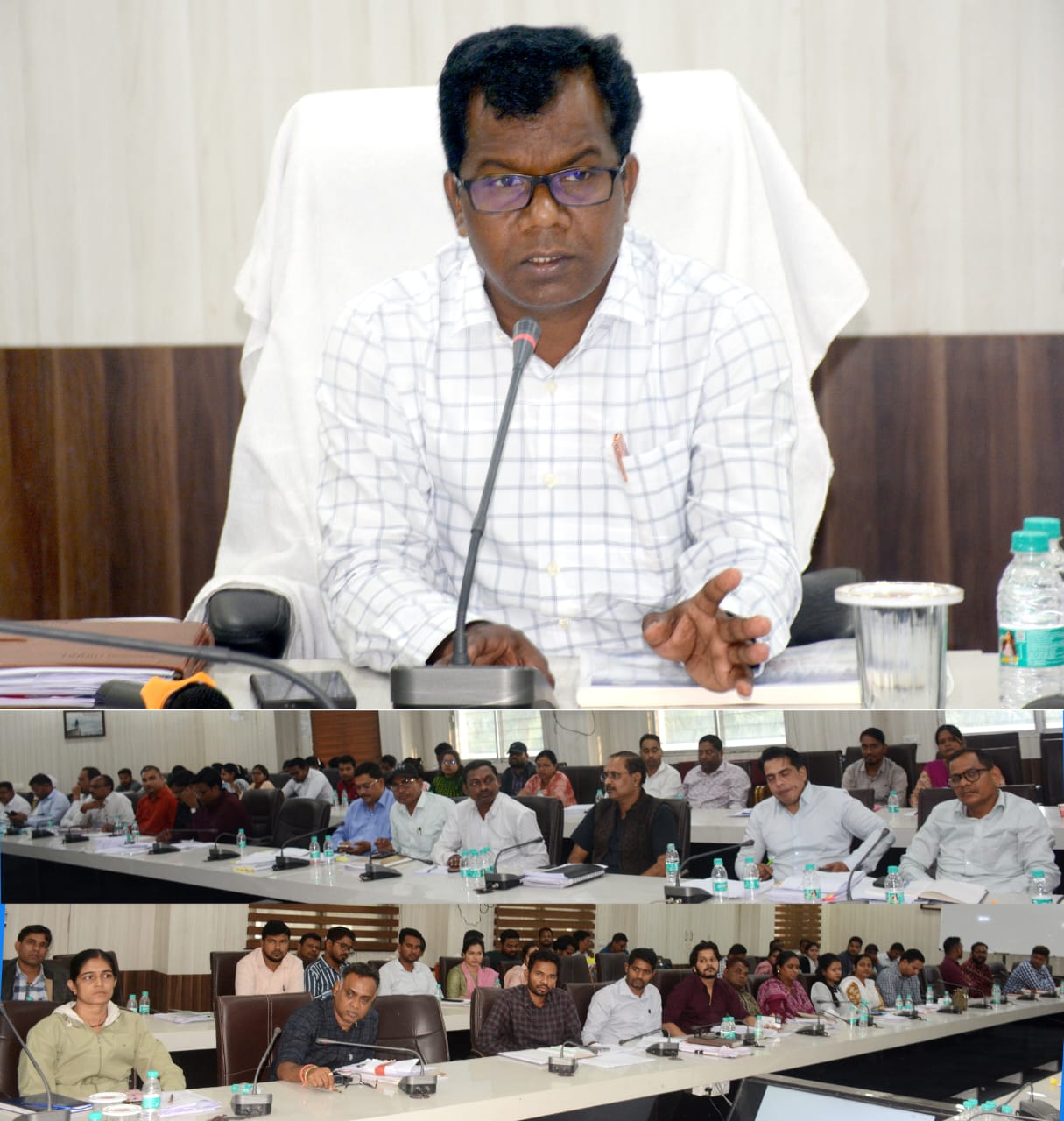 जिला पंचायत सीईओ ने ली पंचायत एवं ग्रामीण विकास विभाग की योजनाओं की बैठक