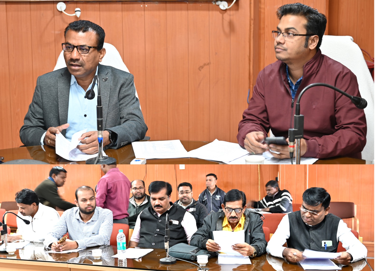 मतदाता सूची पुनरीक्षण एवं निर्वाचन व्यय हेतु प्रस्तावित अधिकतम सीमा के संबंध राजनैतिक दलों की बैठक संपन्न