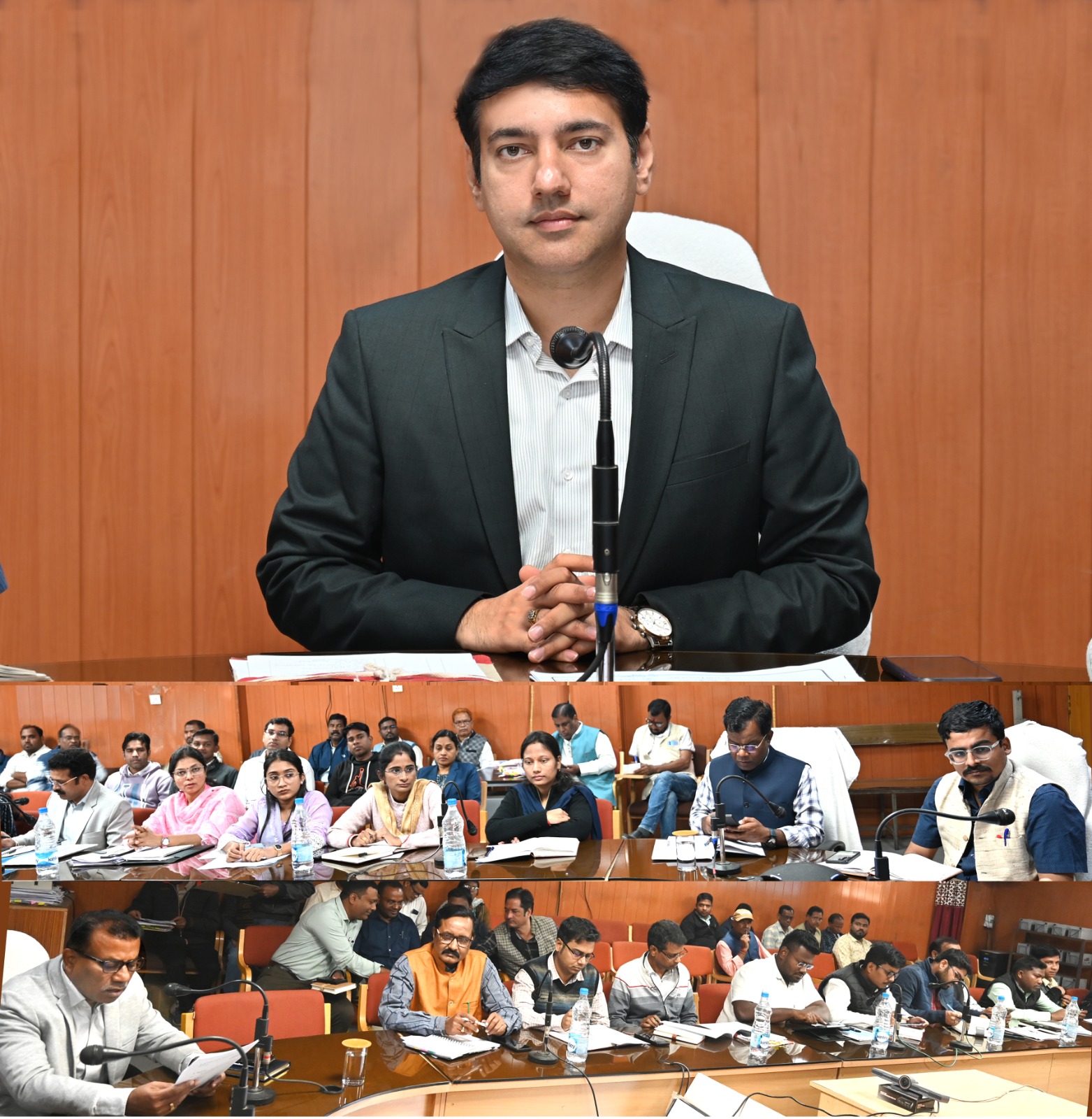 कलेक्टर ने ली जिलास्तरीय अधिकारियों की विभागीय समीक्षा बैठक