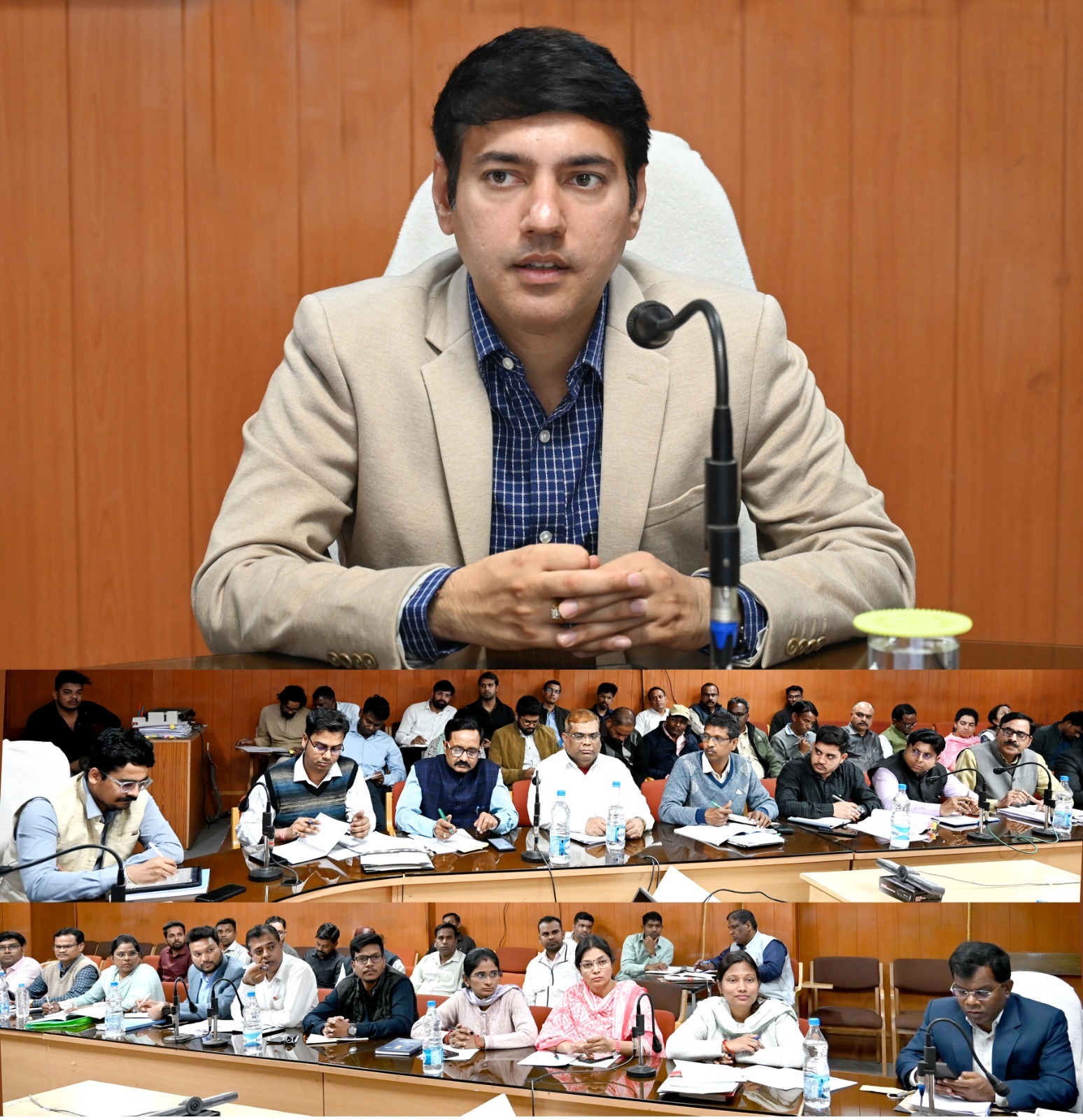 कलेक्टर ने निर्वाचन की तैयारियों के संबंध में ली बैठक