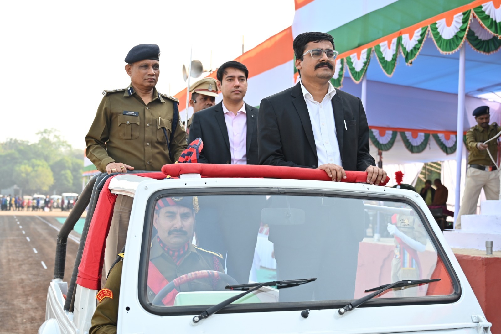 गणतंत्र दिवस मुख्य समारोह के आयोजन का किया गया अंतिम रिहर्सल