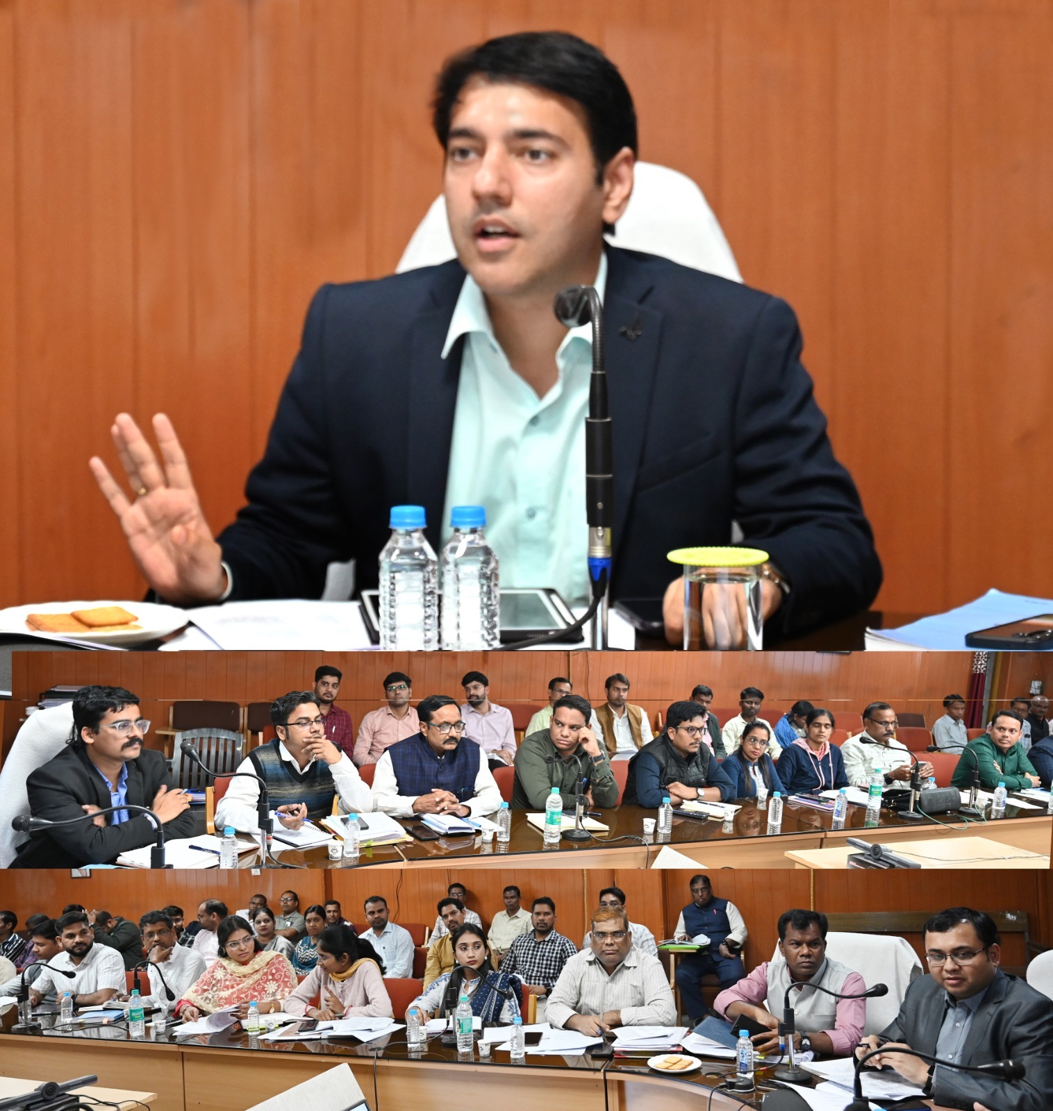 कलेक्टर ने नगरीय निकाय और त्रि-स्तरीय पंचायत निर्वाचन की तैयारियों के संबंध में नोडल अधिकारियों की समीक्षा बैठक ली