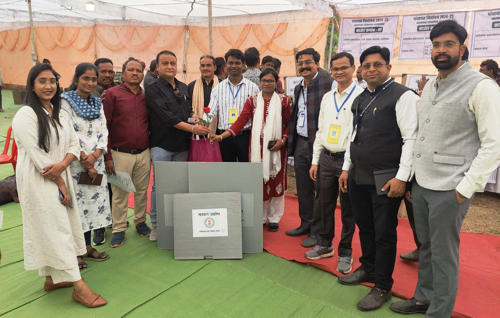 त्रिस्तरीय पंचायतों का आम निर्वाचन: द्वितीय चरण में 20 फरवरी को जनपद पंचायत नवागढ़ क्षेत्र के मतदान केंद्रों में होगा मतदान