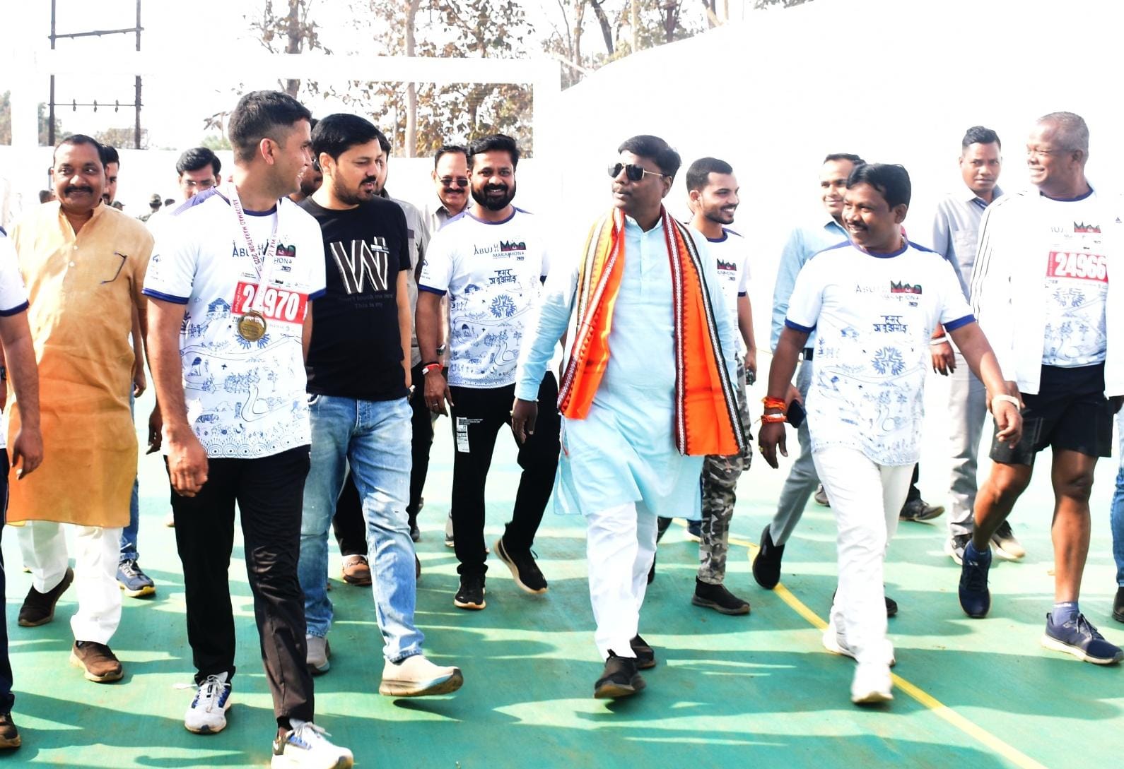 अबूझमाड़ पीस हाफ मैराथन 2025: बस्तर में अमन, चैन और खुशहाली का संदेश