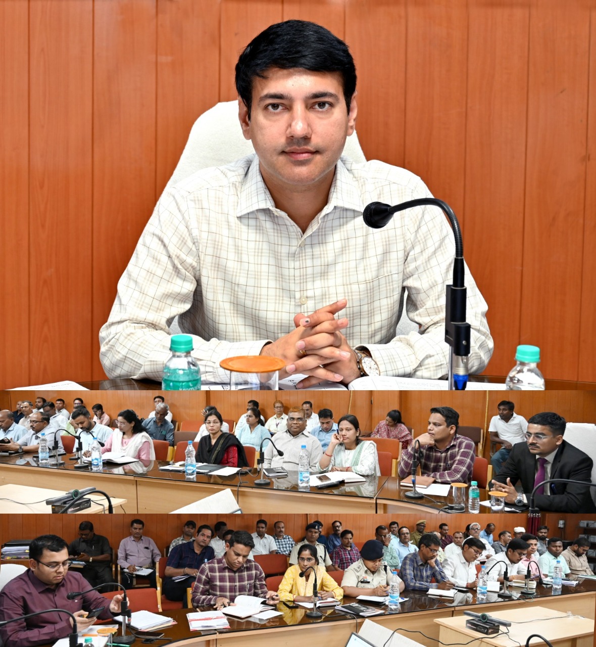 कलेक्टर ने ली साप्ताहिक समय सीमा की बैठक