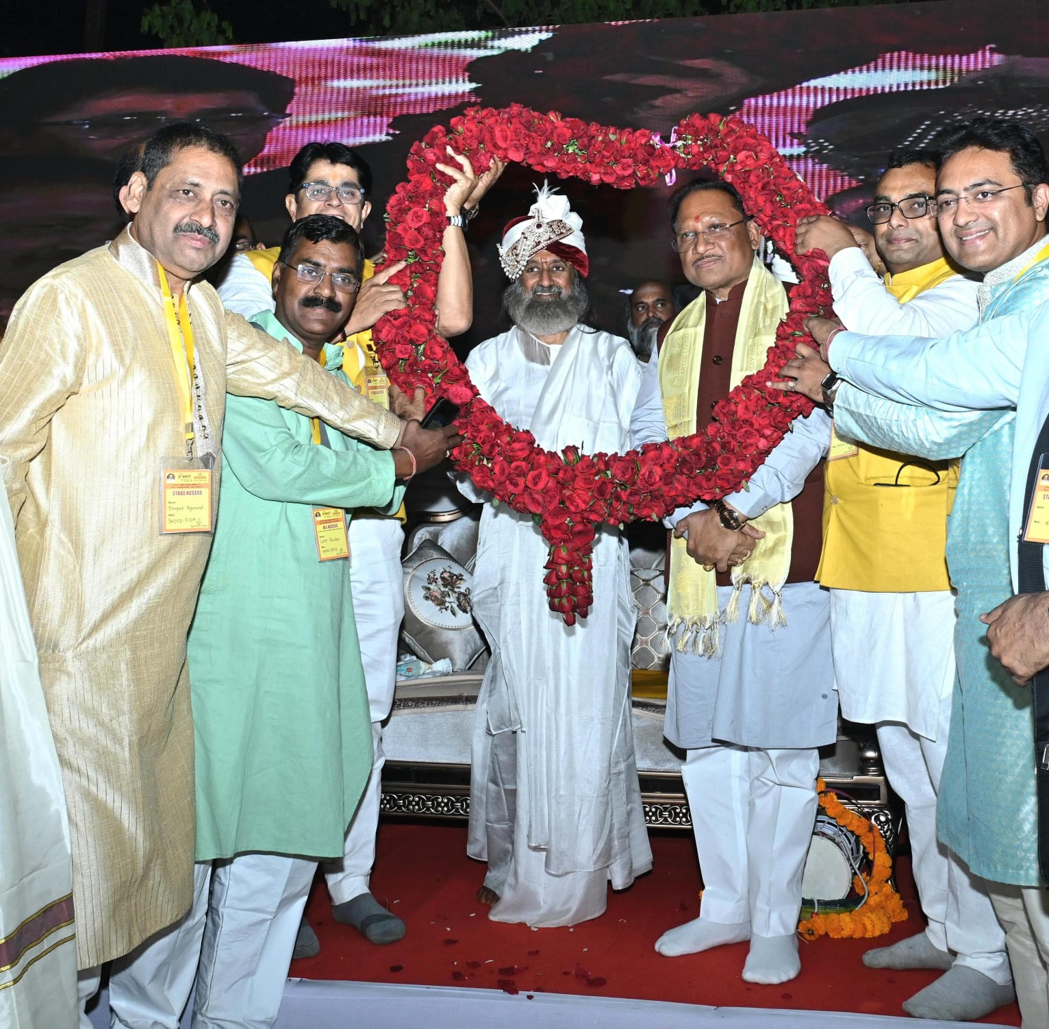 रविशंकर और उनके संस्थान के परोपकार और मानवता के कल्याण के कार्यों को कभी भुलाया नहीं जा सकता : मुख्यमंत्री  विष्णु देव साय