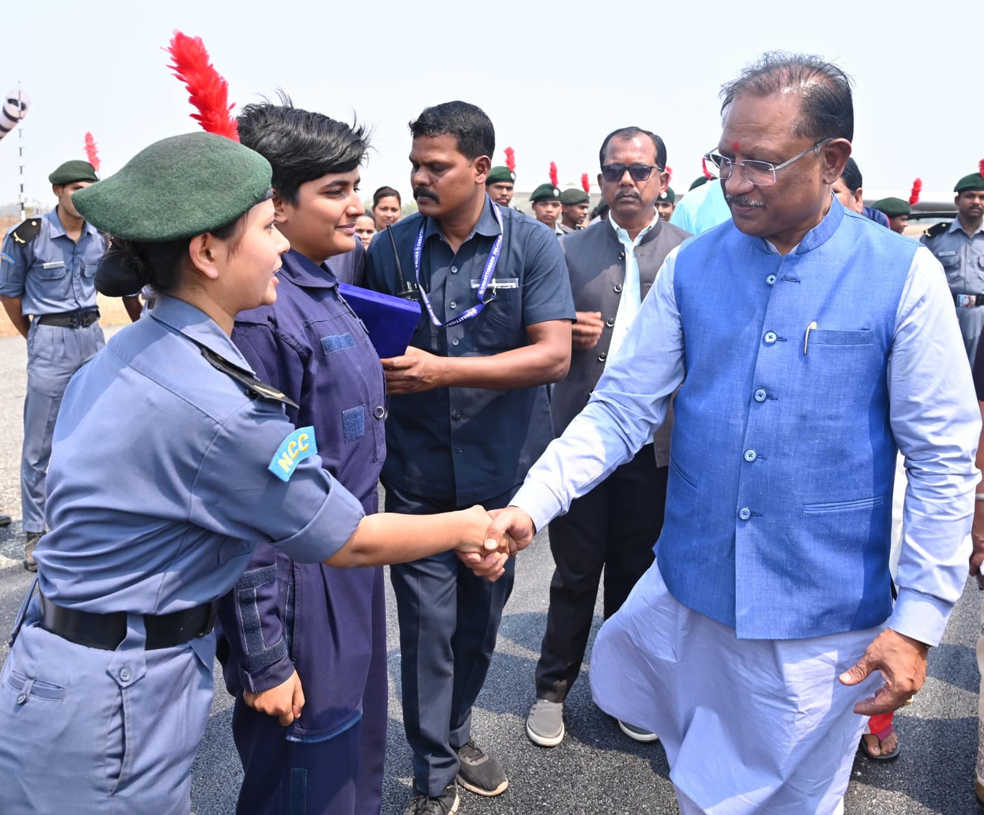 मुख्यमंत्री विष्णु देव साय ने जशपुर में विमान उड़ान प्रशिक्षण का शुभारंभ किया, एनसीसी कैडेट्स का बढ़ाया उत्साह