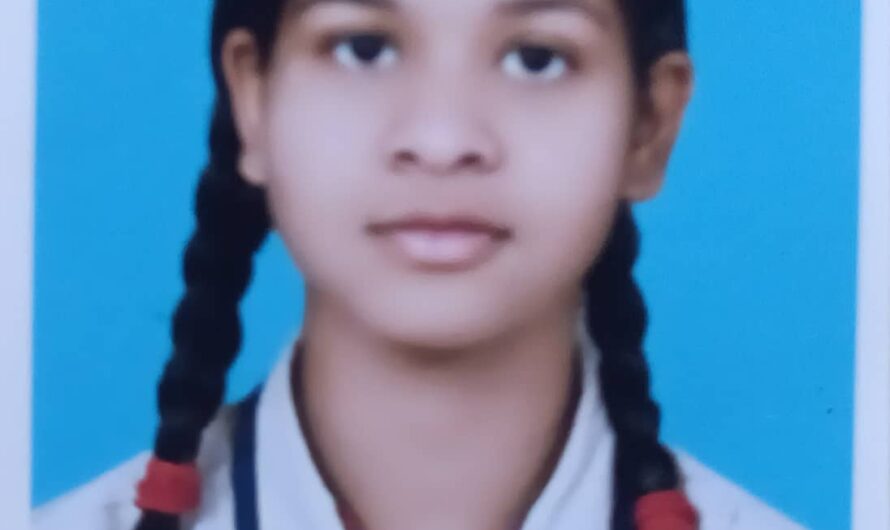 तनीशा का नवोदय विद्यालय के लिए चिसदा मे हुआ चयन..