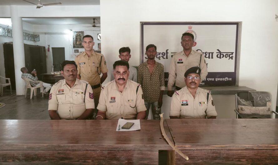 चांपा में युवक की हत्या के मामले में दो फरार आरोपियों को किया गिरफ्तार…