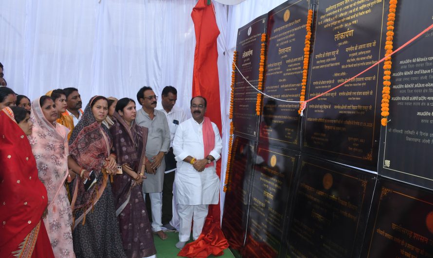 उप मुख्यमंत्री अरुण साव ने 20.22 करोड़ के कार्यों का किया लोकार्पण-शिलान्यास