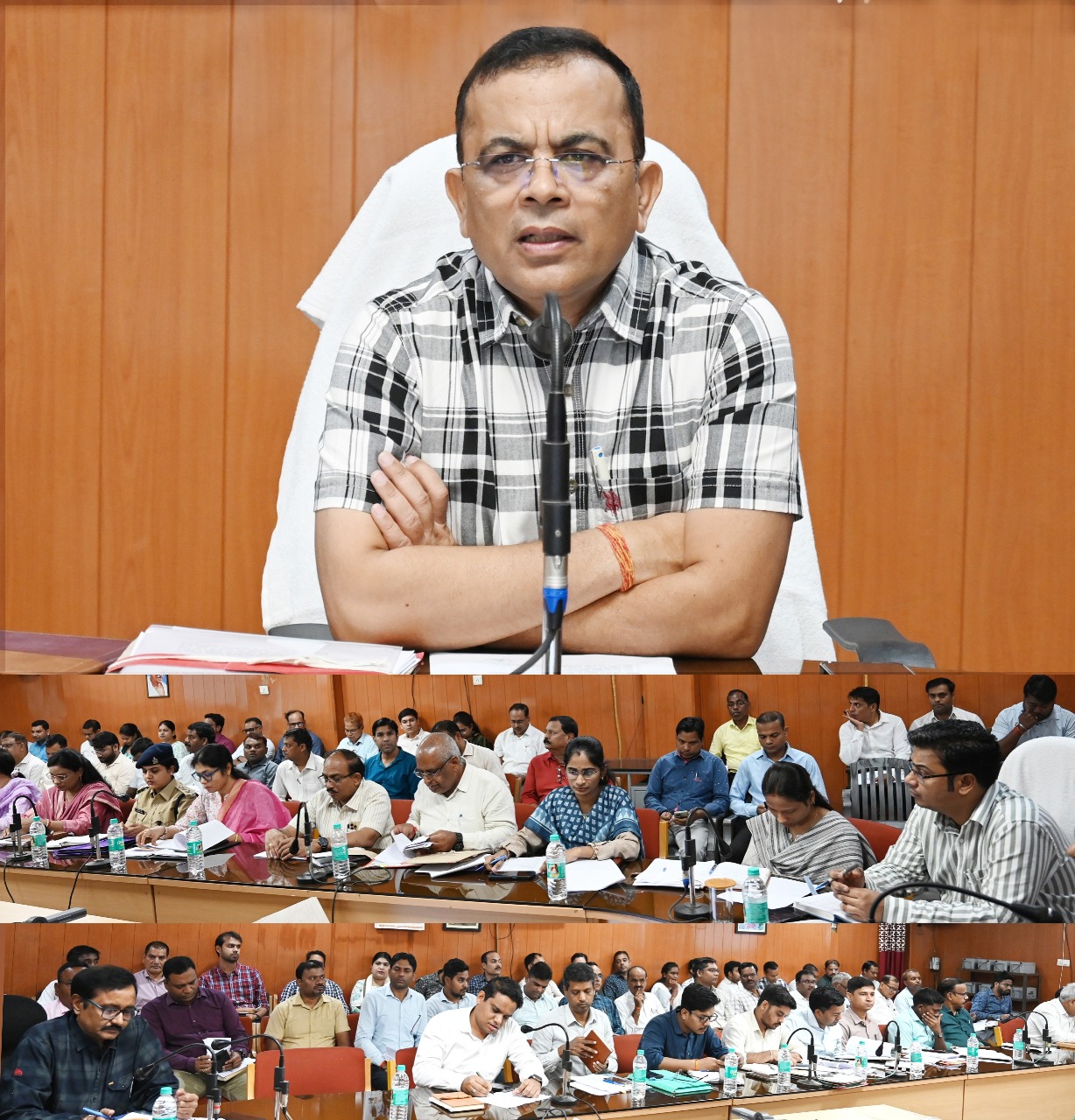 कलेक्टर जन्मेजय महोबे ने ली साप्ताहिक समय-सीमा की बैठक