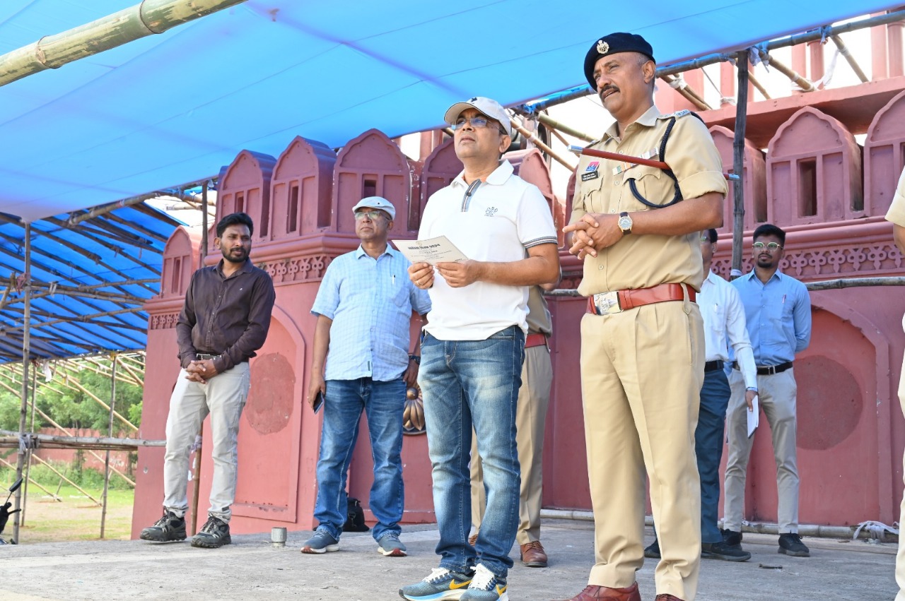 कलेक्टर-पुलिस अधीक्षक ने स्वतंत्रता दिवस की तैयारियों का किया निरीक्षण