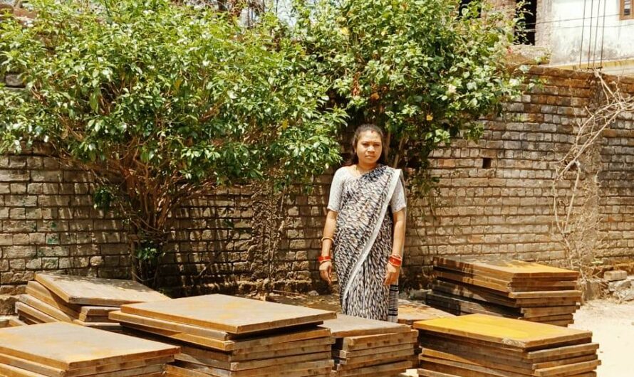 सेंट्रिंग प्लेट्स से मिला दी रश्मि के सपनों को सहारा….