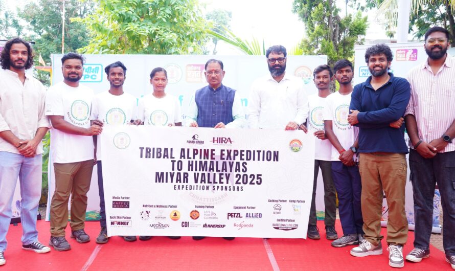 जशपुर के युवाओं ने छुआ हिमालय की ऊंचाइयों को: 5350 मीटर की ऊंचाई पर ट्रैकिंग, रॉक क्लाइंबिंग और आइस क्लाइंबिंग का अद्भुत अनुभव