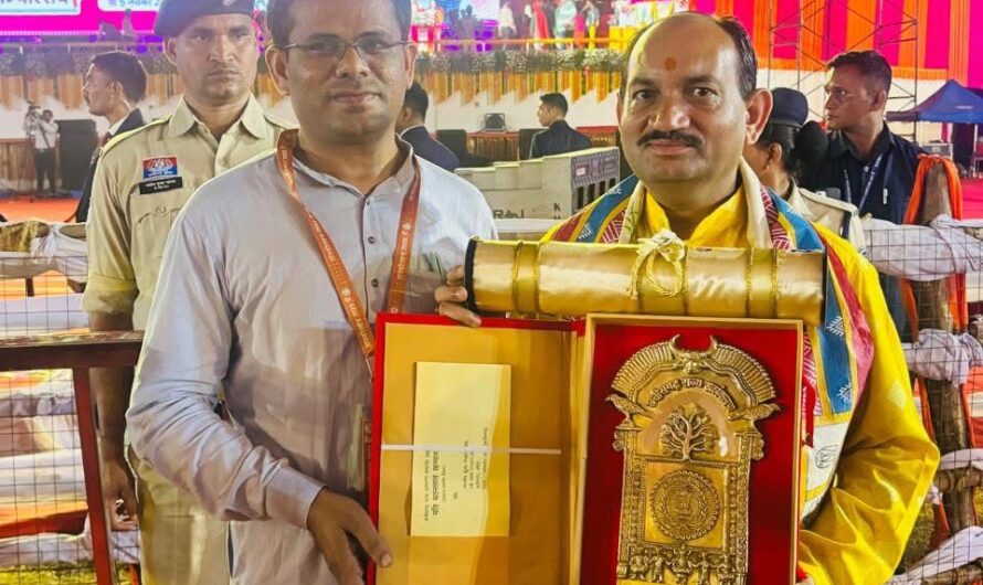 अहिंसा और गौरक्षा के क्षेत्र में अनुकरणीय योगदान हेतु भारतीय कुष्ठ निवारक संघ कात्रेनगर सोठी को मिला राज्य स्तरीय “यति यतनलाल सम्मान