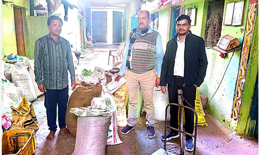 कलेक्टर जन्मेजय महोबे के निर्देश पर अवैध धान पर कड़ी कार्रवाई