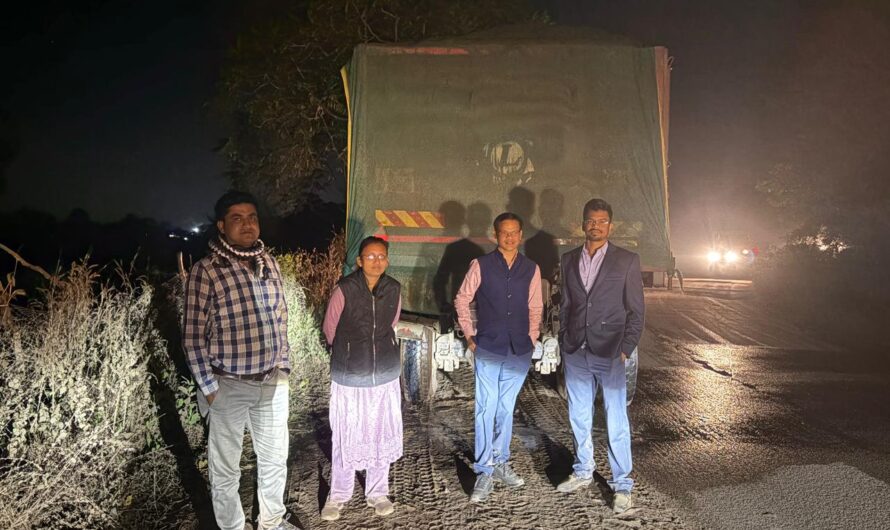 अवैध रेत परिवहन पर कार्रवाई,जांजगीर और चांपा में दो हाईवा व एक ट्रैक्टर जब्त