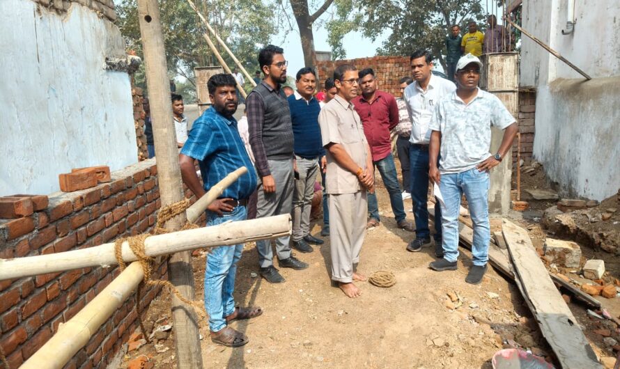 जिला पंचायत सीईओ ने लोहरसी, धरदेई एवं मेउभाटा ग्रामों में प्रधानमंत्री आवास योजना–ग्रामीण के कार्यों का किया निरीक्षण