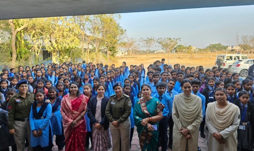 सिवनी हाई स्कूल में महिला सुरक्षा को लेकर विशेष जन जागरूकता अभियान