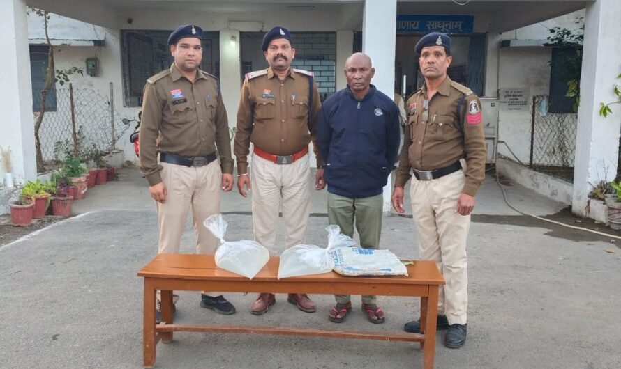 10 लीटर अवैध कच्ची महुआ शराब के साथ आरोपी गिरफ्तार सारागांव पुलिस की कार्यवाही