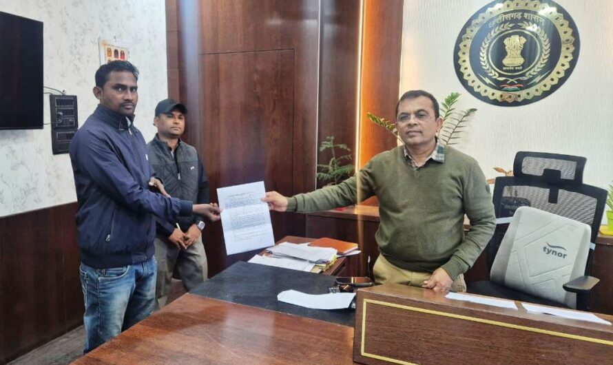 अनुकंपा नियुक्ति से मिला सहारा, दिवंगत कर्मचारी के आश्रित को मिली शासकीय सेवा