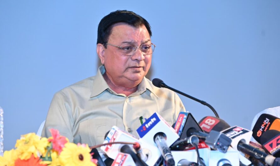 श्रम मंत्री लखनलाल देवांगन ने पत्रकारवार्ता में विभागों के उपलब्धि की दी जानकारी