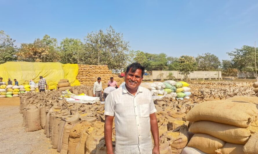 शासन के किसान-हितैषी नीति से समृद्ध किसान बने शम्भू कुर्रे, किया 127 क्विंटल धान विक्रय