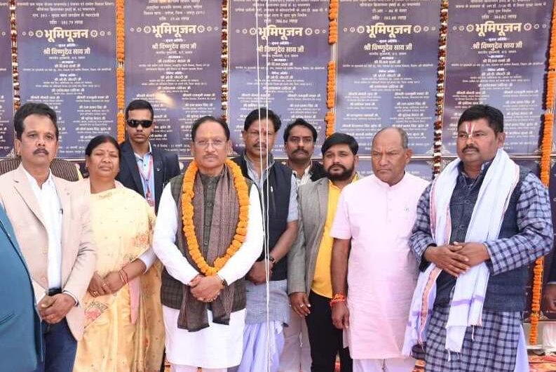 मुख्यमंत्री साय ने जशपुर जिले को 122 करोड़ से अधिक के विकास कार्यो की दी सौगात