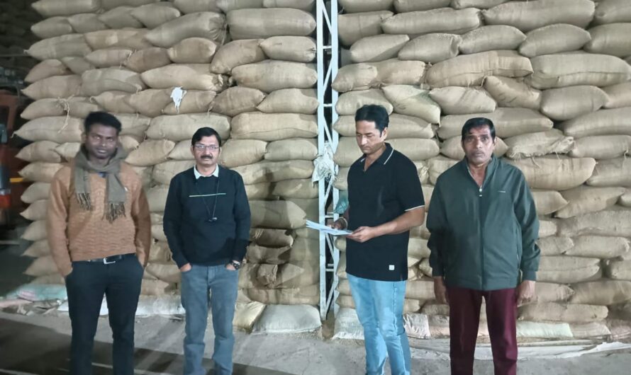 धान, चावल एवं वाहन जब्त, राइस मिलों पर बड़ी कार्यवाही