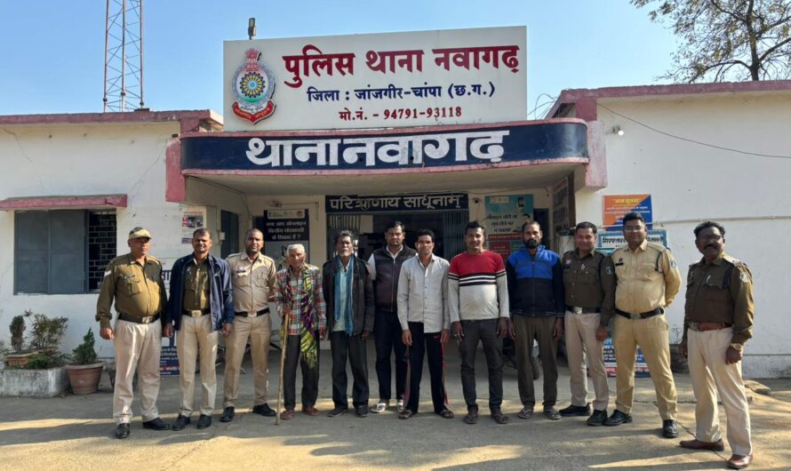 बीते रात्रि कॉम्बिंग गश्त में जांजगीर चांपा पुलिस की बड़ी कार्रवाई