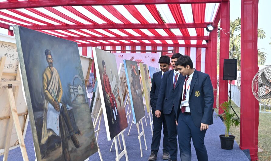 रायपुर साहित्य उत्सव में जितने साहित्य के रंग बिखरे, उतने ही चित्रकला 