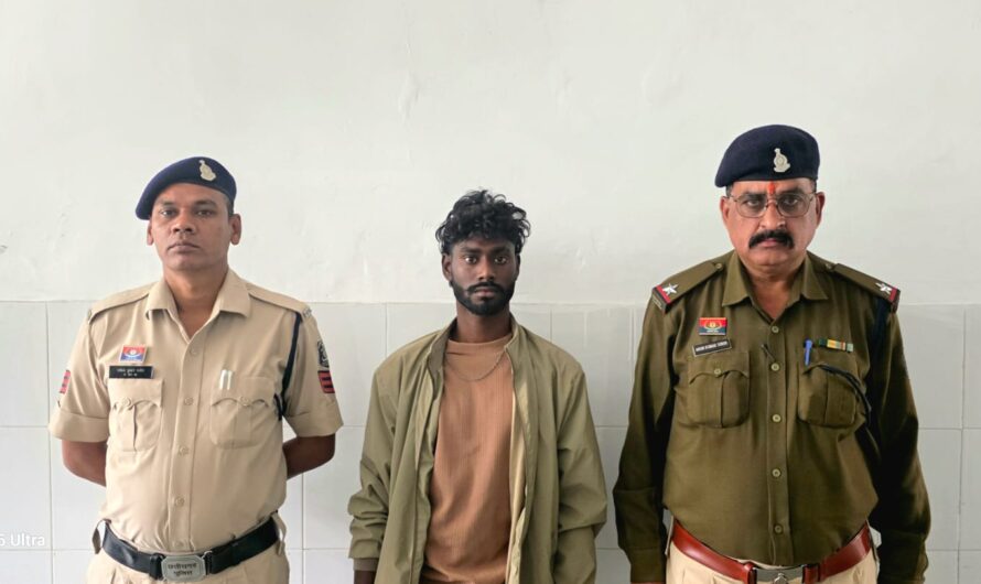 पुलिस पार्टी पर फायरिंग करने वाले आरोपी को कोतवाली पुलिस ने गिरफ्तार कर भेजा जेल