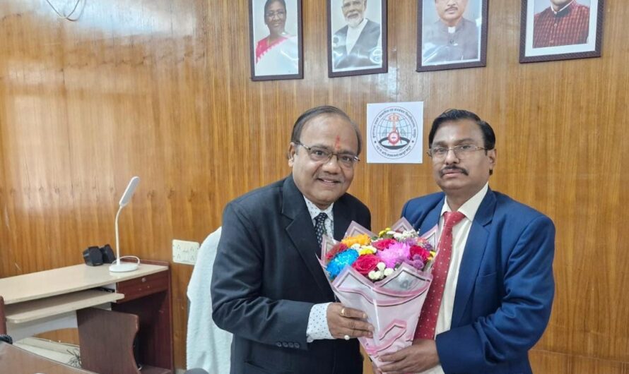 कुशाभाऊ ठाकरे पत्रकारिता एवं जनसंचार विश्वविद्यालय में प्रो. मनोज दयाल ने संभाला कुलपति का पदभार